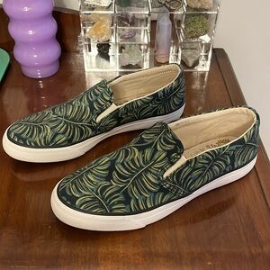 Keds + Rifle Paper Co slide on shoe